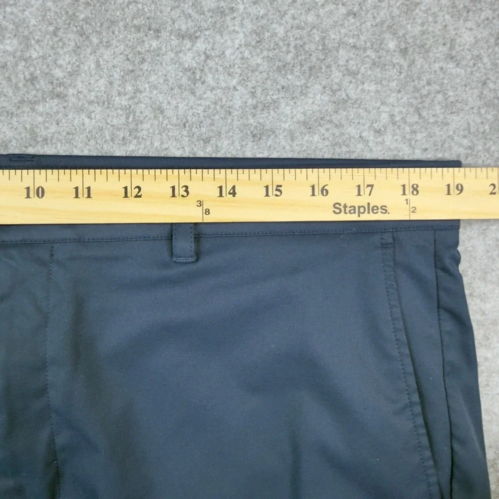 Perry‎ Ellis Portfolio Mens Navy Blue Performance Golf Shorts Size 38 DS884